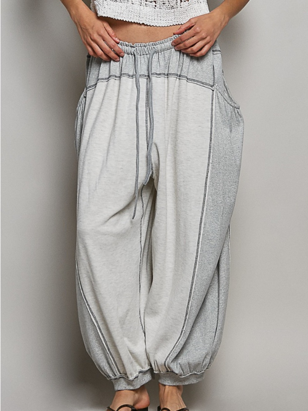 POL two toned joggers - Picture 2 of 5
